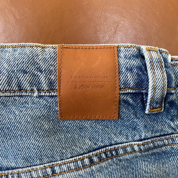 & Other Stories High Waist Wide Leg Jeans in Blue Size 27 (NWT) - Picture 8 of 9